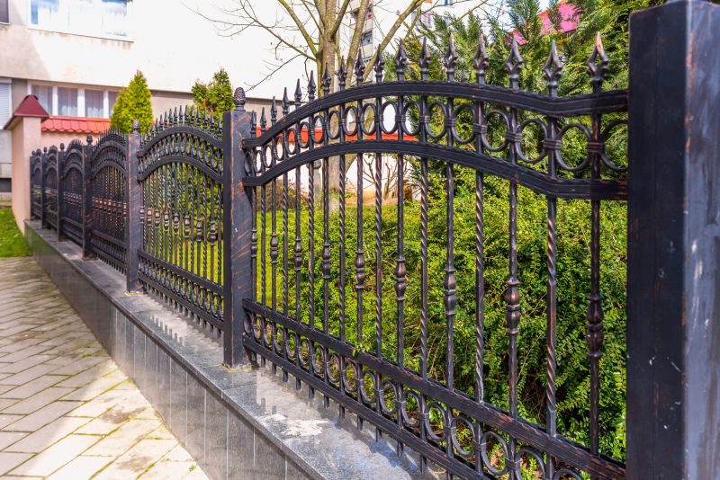 New Wrought Iron Fence