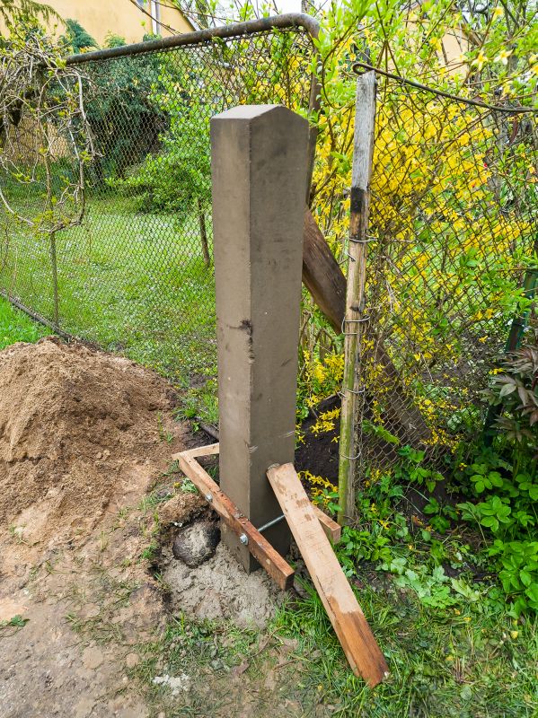 Installing Fence Posts in Summer